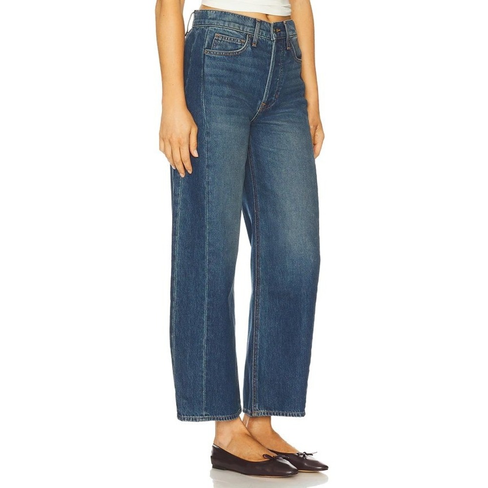 Veronica Beard Ryder Barrel Jeans Size 30 Balloon Equinox Blue Medium Wash NWT